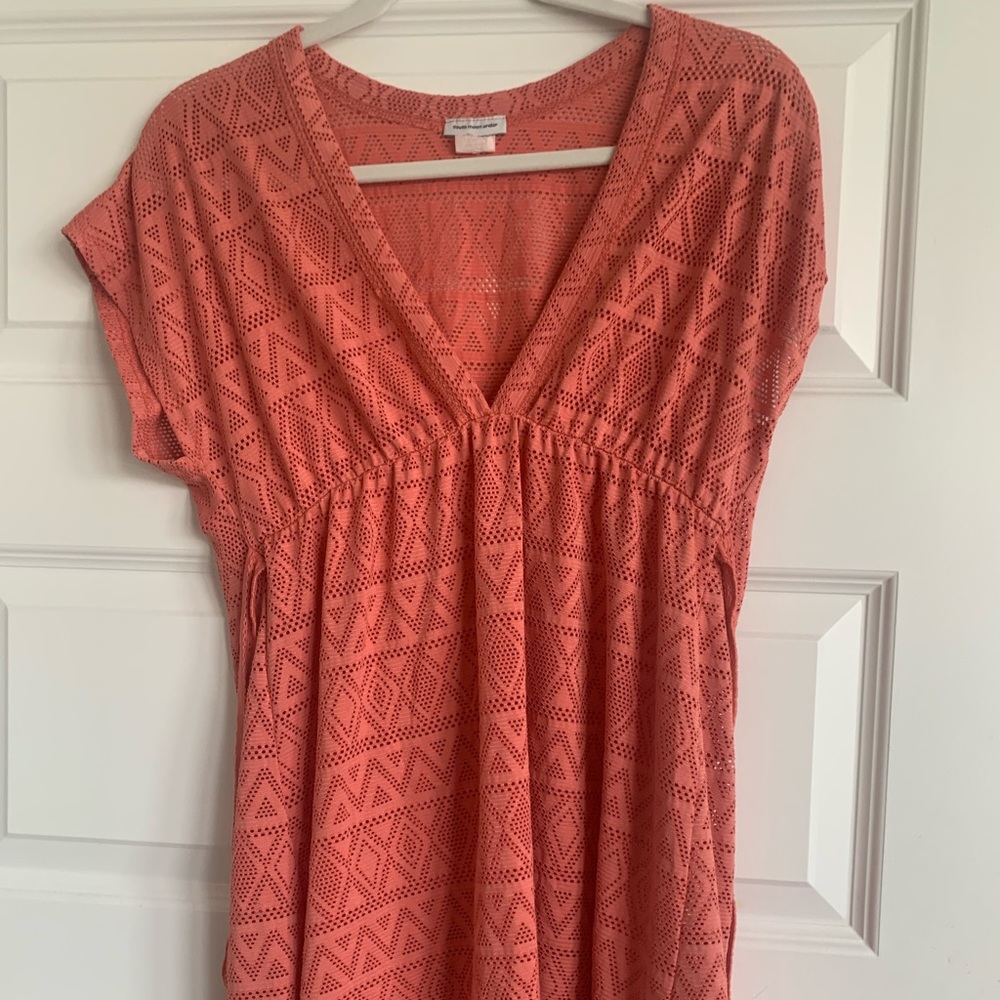 South moon under burn orange cover up